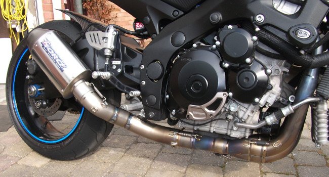 Bespoke Titanium Exhaust for Suzuki